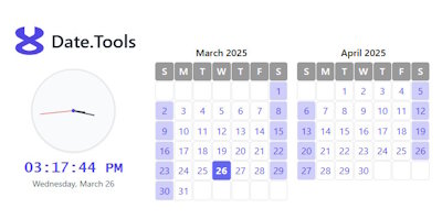 Date.tools Screenshot