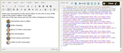 HTML-Online editor